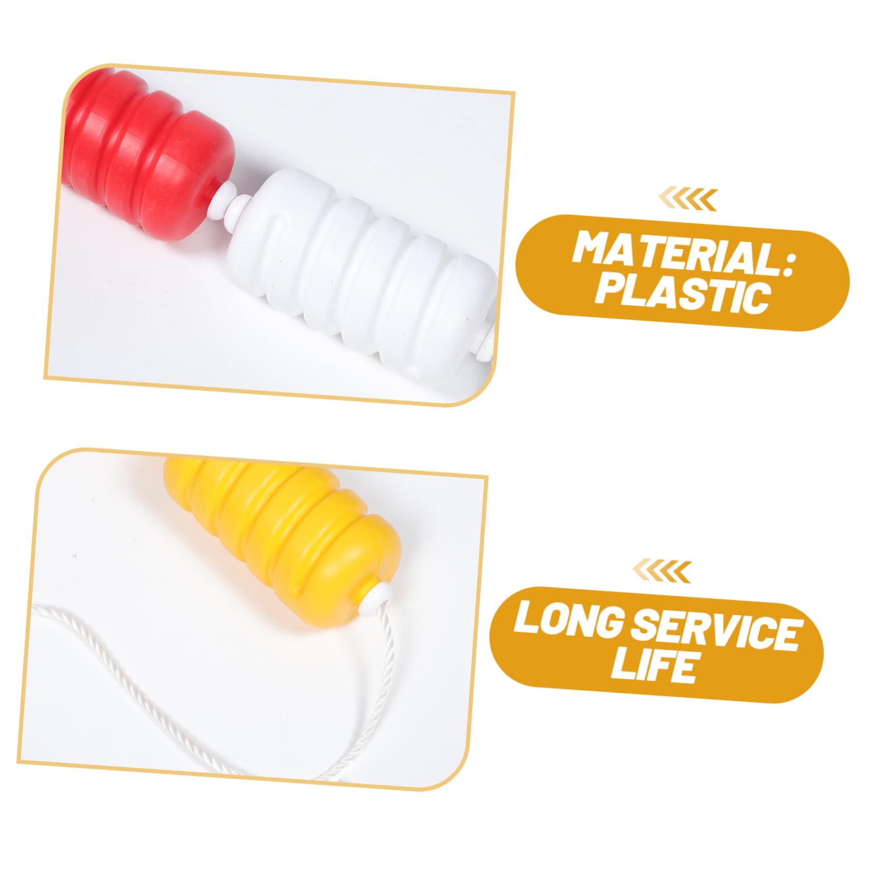Ligne de Flotteurs Piscine en Plastique pour Séparation de Zones Dangereuses Flotteur Piscine Spiralé Facile à Saisir Ligne Flottante