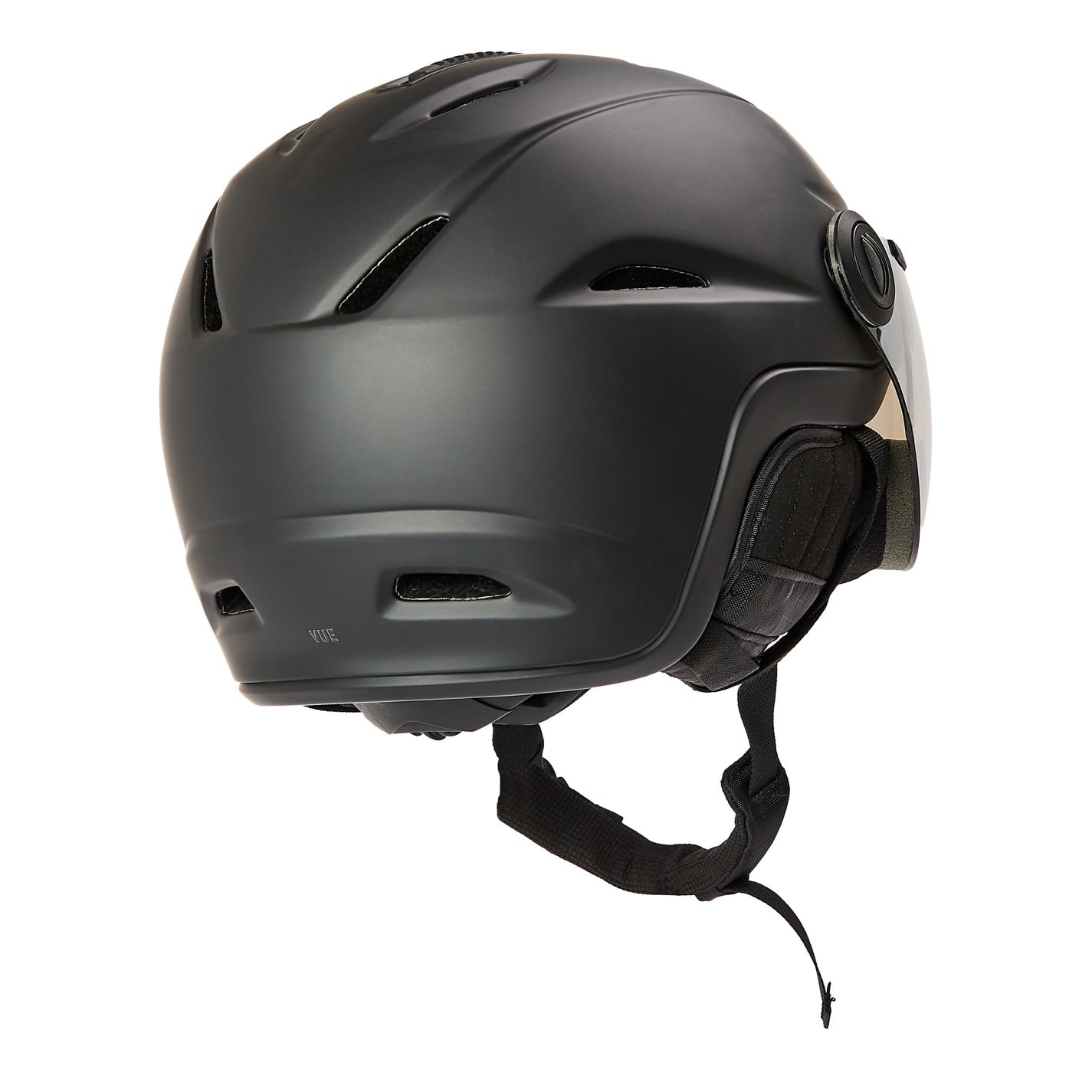 Giro Vue MIPS - XL Skihelm mit klappbarem Visier, UV-Schutz, verstellbarem In Form Fit System, In-Mold-Konstruktion, regulierbarer Belüftung, MIPS-Schutz, Farbe: Matte Black, Größe: M