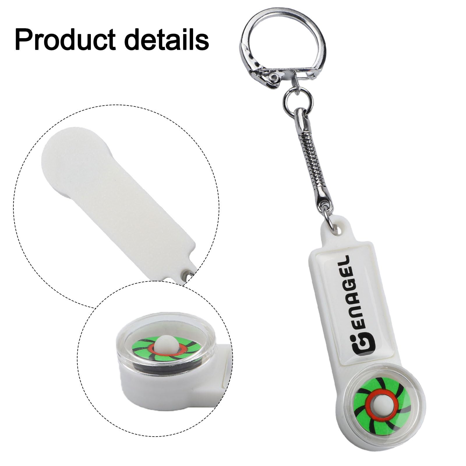 Tester di rotazione della pompa di circolazione e rilevatore di corrente alternata per elettrovalvole e motori, disco magnetico indica la direzione di rotazione, alloggiamento compatto in ABS