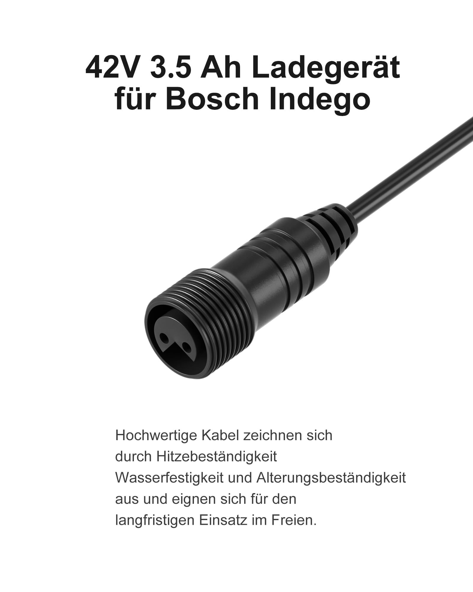 Cargador de 42 V 3,5 A compatible con robot cortacésped Bosch Indego, fuente de alimentación de repuesto de 147 W para Indego 10C 13C 800 850 1000 1100 1200 Connect 1300, enchufe UE