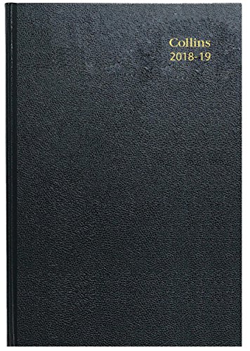 Image of Collins 44M-Blk A4 Mid-Year 2018/19 Day To Page Desk Diary - Previous Year
