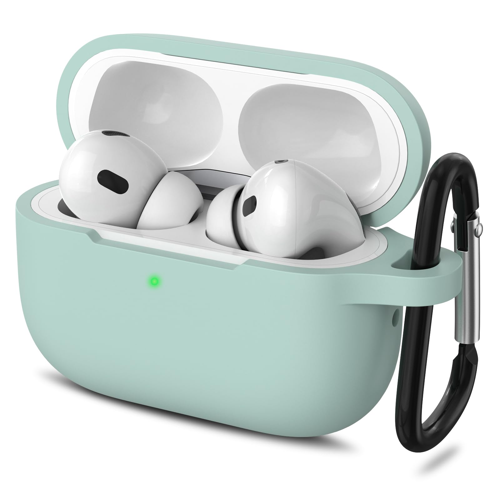 Vancle AirPods Pro Case Cover, Silicone Protective Case for AirPods Pro 2/1 (Greenish Grey)