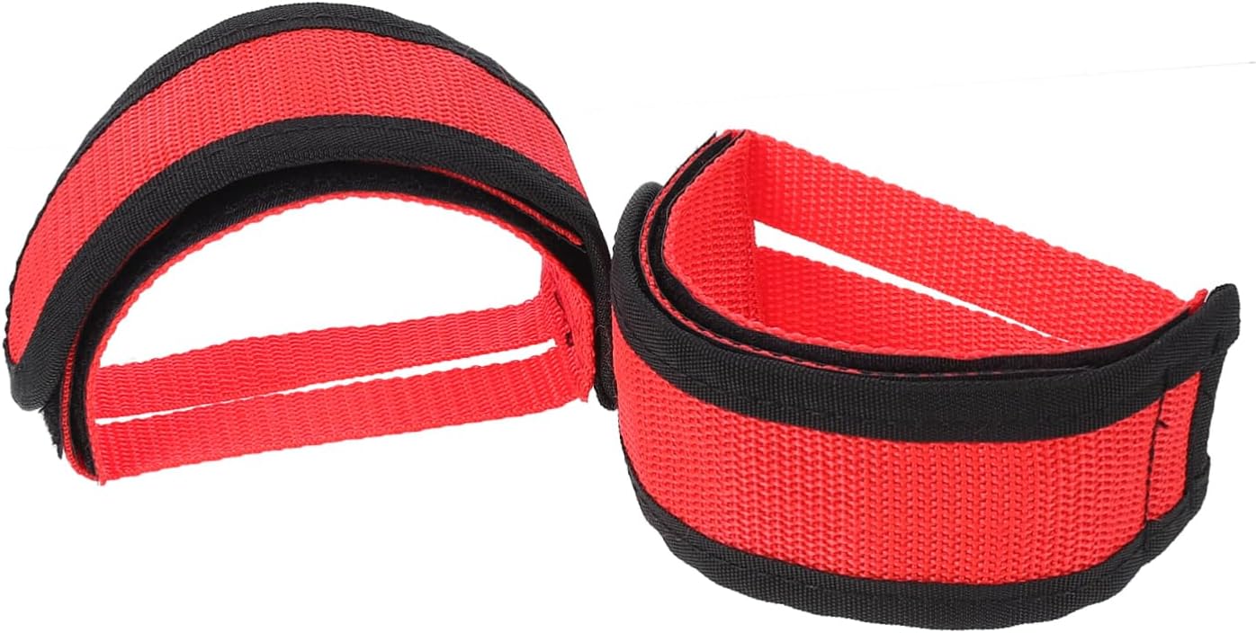 Kisangel Durable Cycling Pedal Straps Lightweight Bike Toe Sticky Tape for Improved Foot Control Easy Installation Compact Design for Outdoor and Exercise Bikes