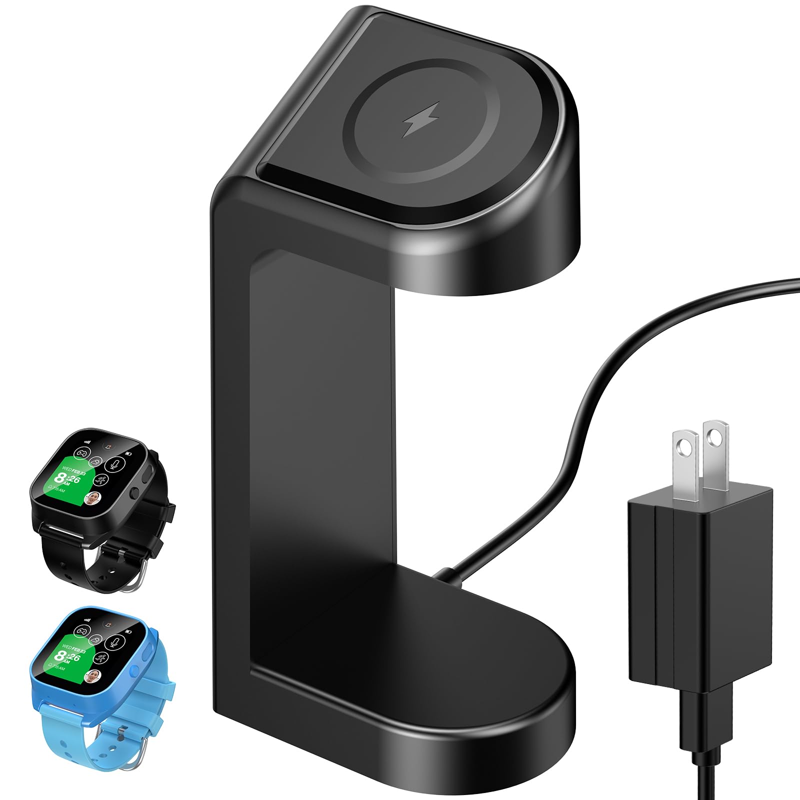 Photo 1 of Soarking Charger Dock Compatible with Gizmo Watch 3 Adventure, Fast Charging Watch Dock with 4.92 Ft Cable & Adapter,Kids Smartwatch Accessories(Adventure)