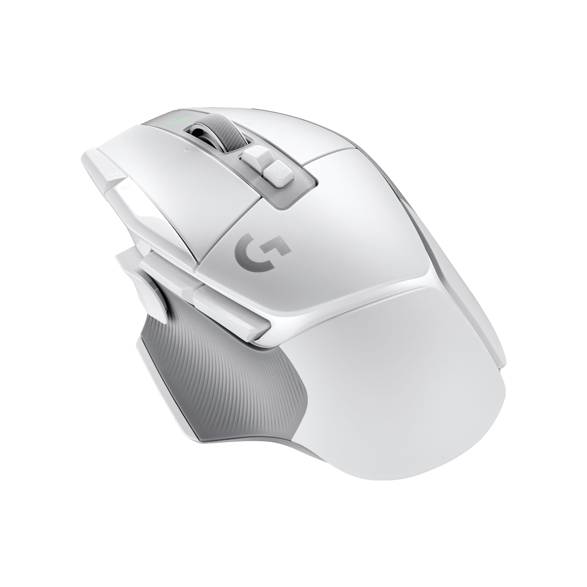 Logitech G G502 X LIGHTSPEED Wireless Gaming Mouse Optical Hybrid LIGHTFORCE Buttons, HERO 25K Sensor, PC Compatible - macOS/Windows - White
