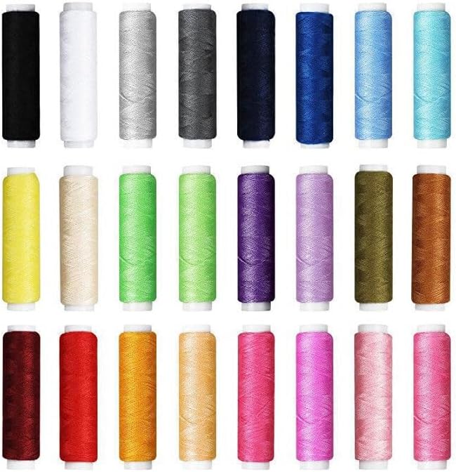 Miniatura 3 de DOONARCES 90 piezas de kit de costura para adultos, kit de costura portátil de viaje, organizador de costura negra, caja de almacenamiento, agujas