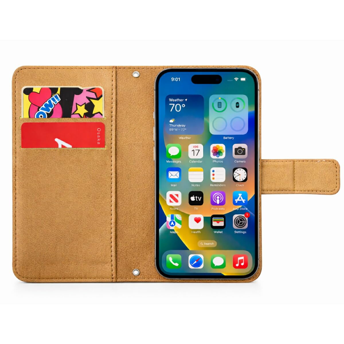 Amazon.co.jp: iPhone 8 Plus 用 ケース ベルトあり 手帳型 カバー