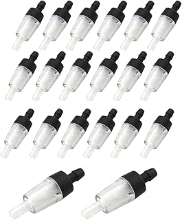 ZZHXSM 20pcs Aquarium Air Pump Check Valves Air Line Valve Aquarium Air Pumps One Way Non-Return Check Valve for Fish Tank