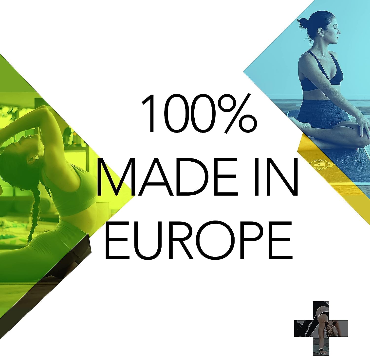 Supporto da parete per attrezzatura completa di yoga e pilates, 100% acciaio al carbonio
