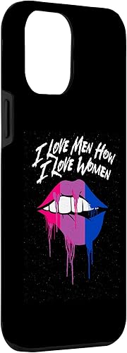 Miniatura 3 de iPhone 14 Pro Max I Love Men How I Love Women Bisexual LGBTQ Bi Pride Gay Case