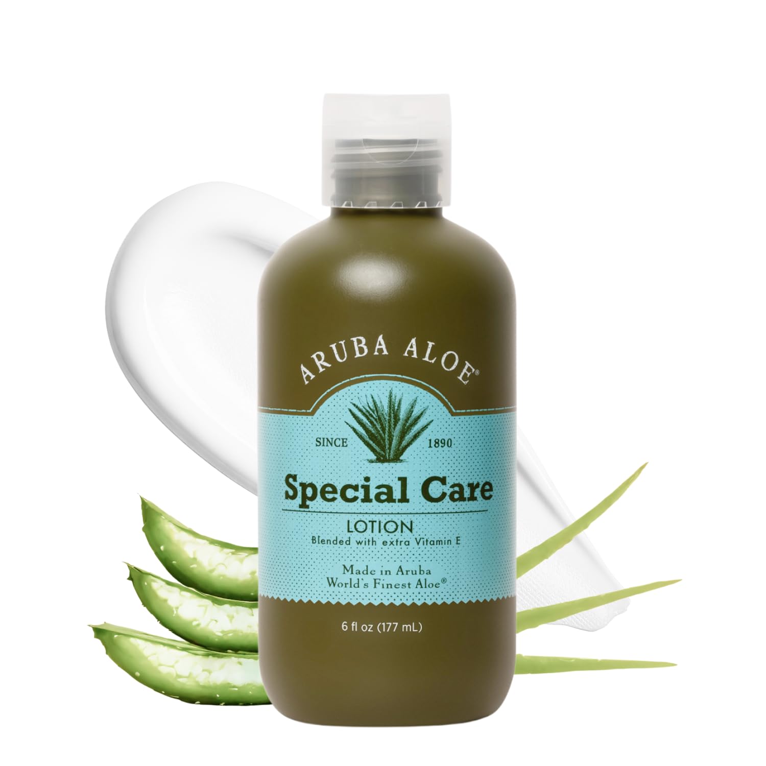 Aruba Aloe Special Care Lotion - Hydrating and Soothing for Dry and Sensitive Skin - 6 Oz Bottle