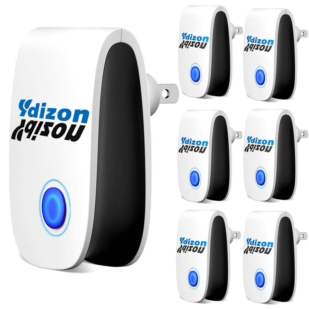 Photo 1 of 2026 Upgraded Electronic Pest Control Plug-in, Sound Wave Repellent for Mice, Roaches, Spiders, Ants, Mosquitoes – Safe, Silent, Energy-Saving for Home, Office, Garage (6-Pack White)
