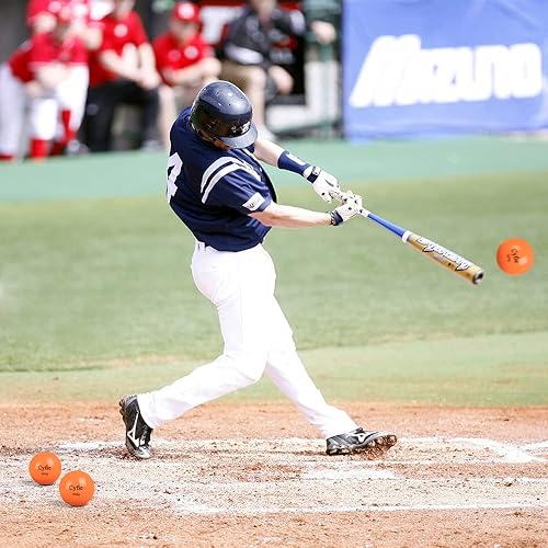 Miniatura 2 de Cyfie Béisbolsóftbol pesado para golpear, pelotas pesadas para golpear, entrenamiento de bateo, práctica de lanzamiento y lanzamiento (paquete de 6)