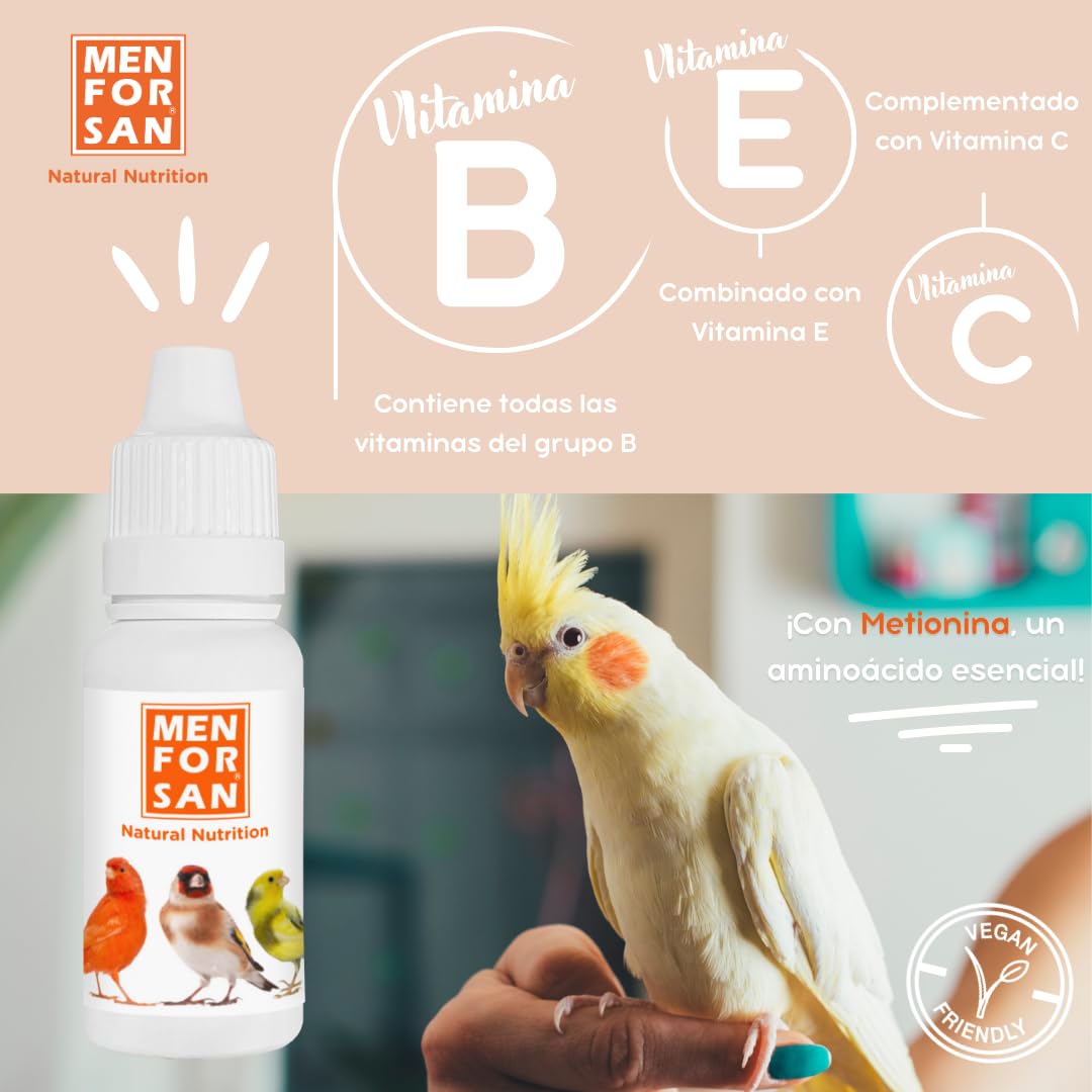 MENFORSAN Aliment complémentaire pour Oiseaux chantants | pour stimuler Le Chant et Le trine | 30 ML