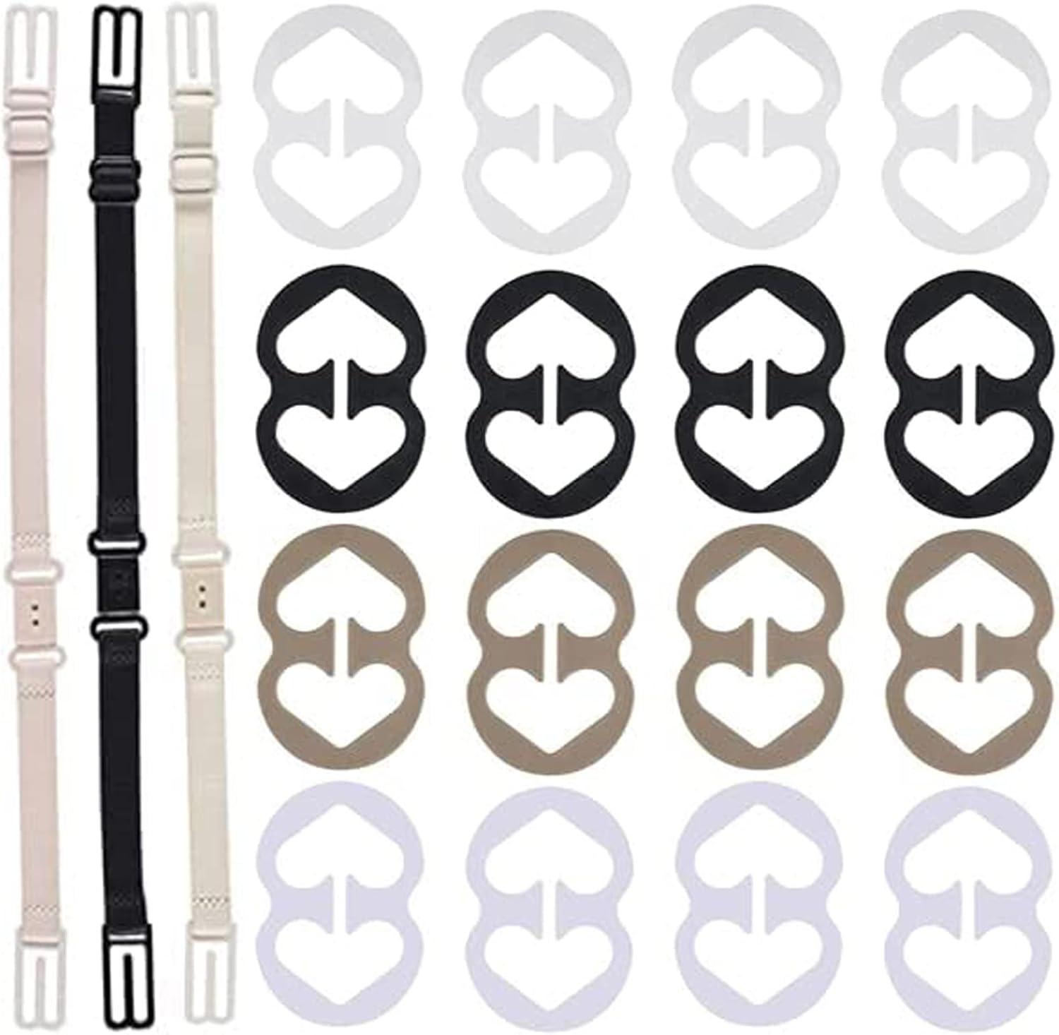 16 Stück BH Clips für BH Träger, BHTrägerHalter BH Clips für BH