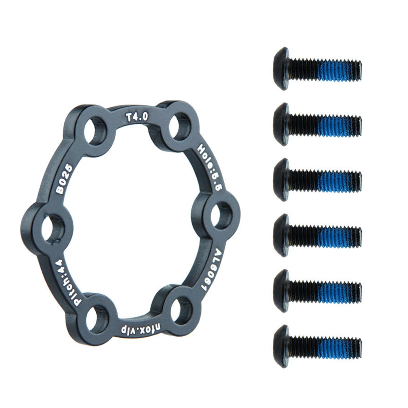 XAGMODSHN Aluminium Alloy 6 Hole Brake Disc with 6 Screws Electric Scooter Brake Disc Scooter Brake Disc Rotor Pad Easy to Use