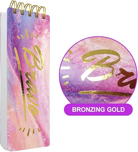 Miniatura 3 de KiDEPOCH Bloc de notas en espiral, cubiertas resistentes, 3 x 8.5, 300 páginas, notas salpicadas para la escuela, personaje Bravo