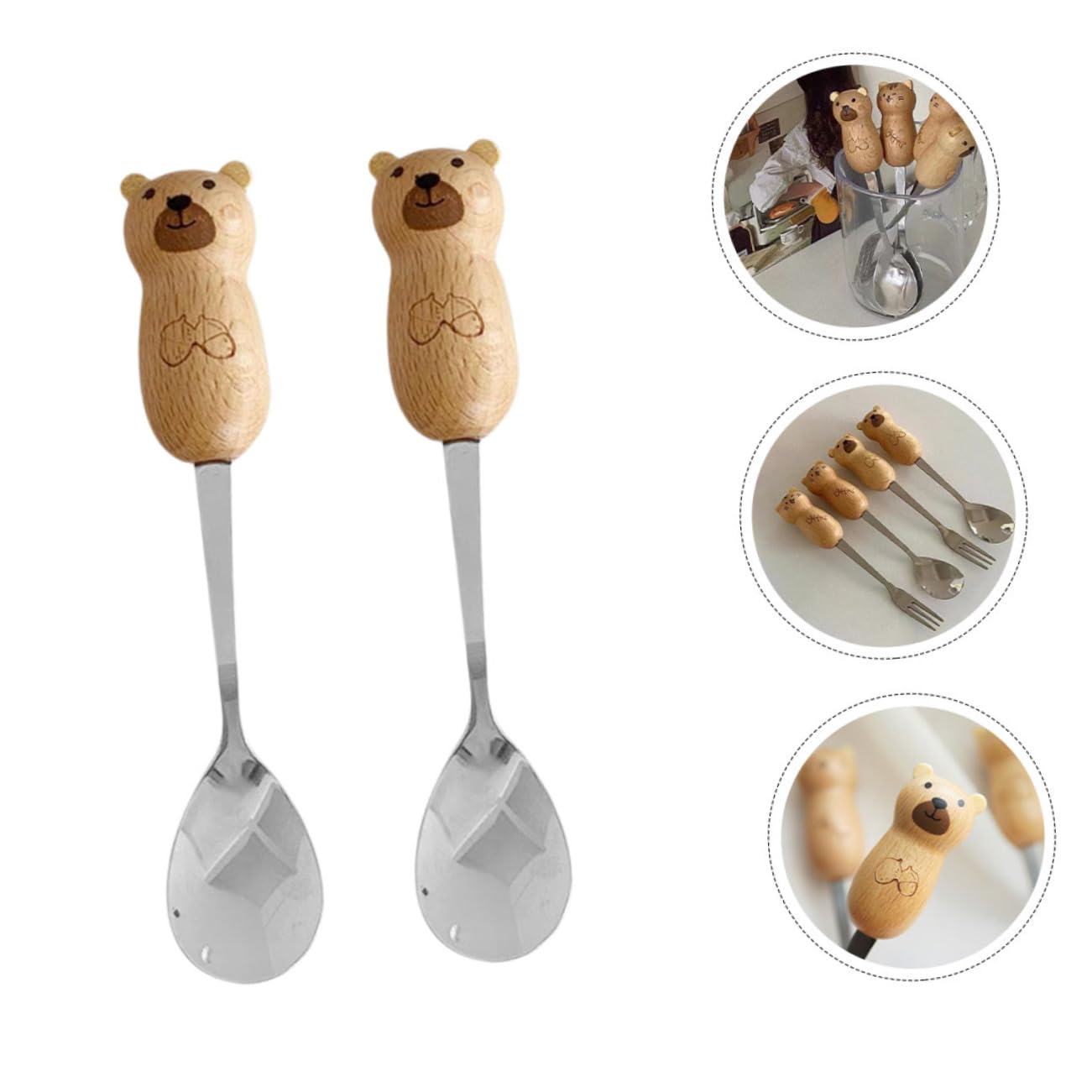 Tiffany & Co. クマデザインスプーン Tiffany & Co. - ティファニー tiffany 純銀ティースプーン 5本