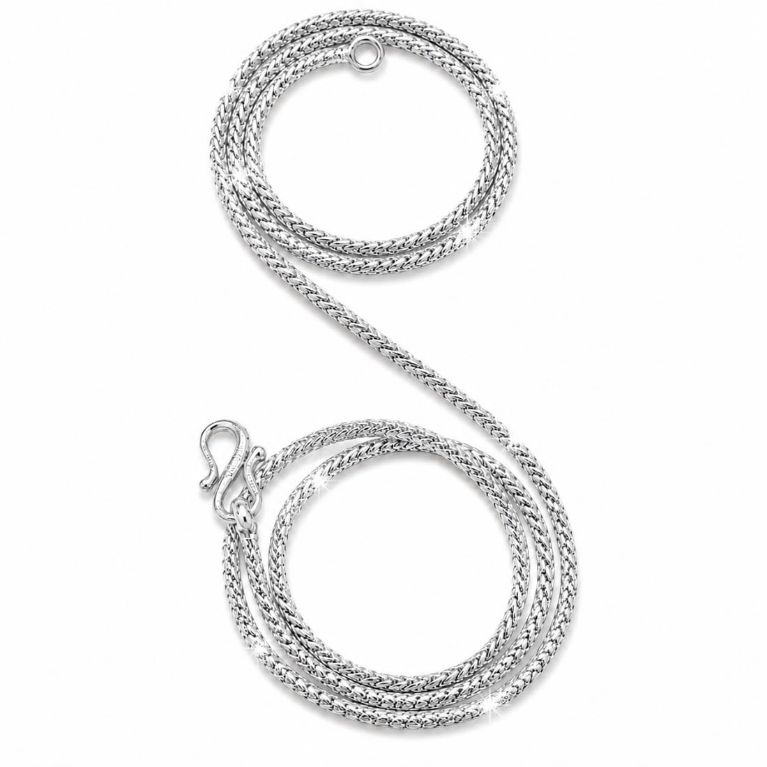 aanyacentric Silver Plating Chain for Men Women-picture-48