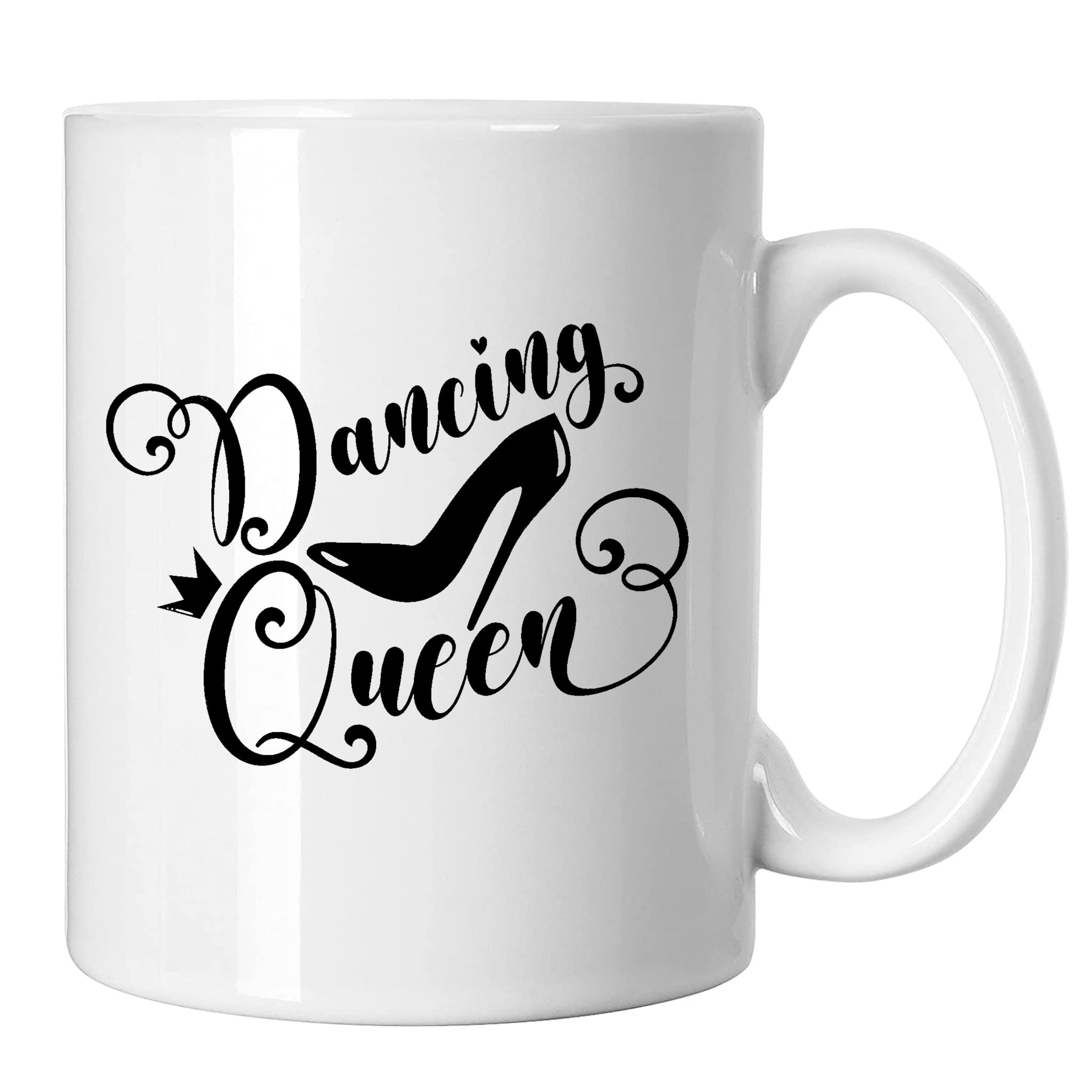GP-Tees Dancing Queen Funny Novelty Ceramic Mugs for Men, Women, Home & Work
