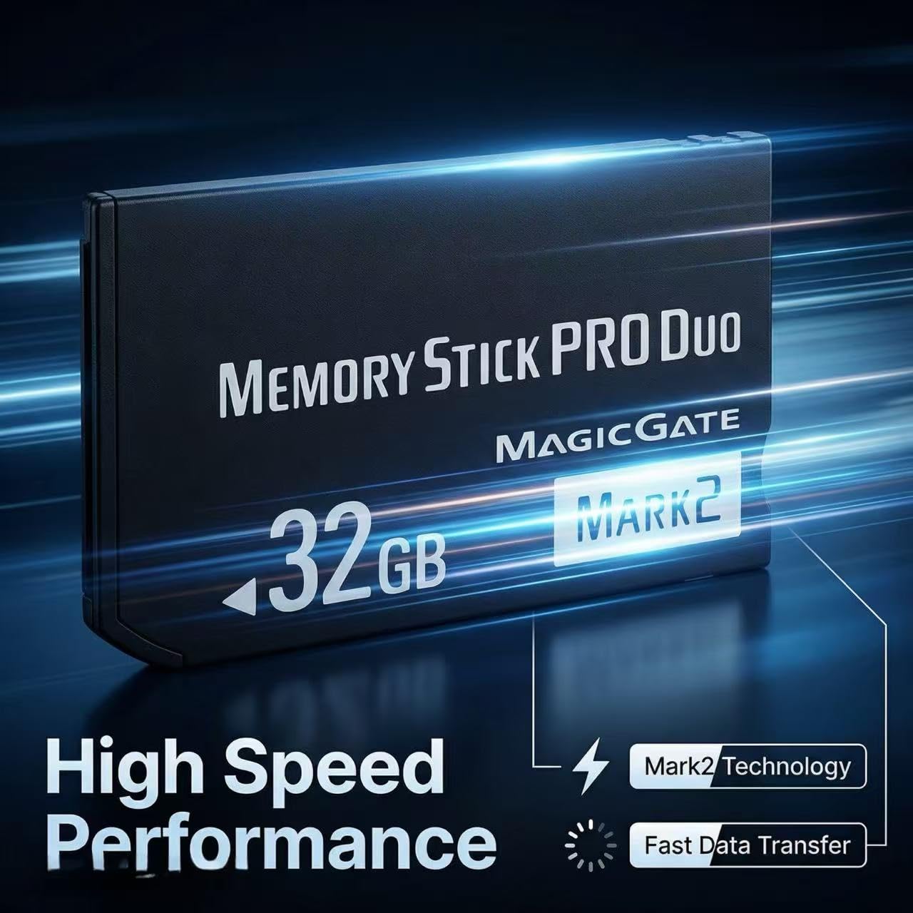 Original MS 32GB Memory Stick PRO Duo MARK2 for PSP 1000 2000 3000