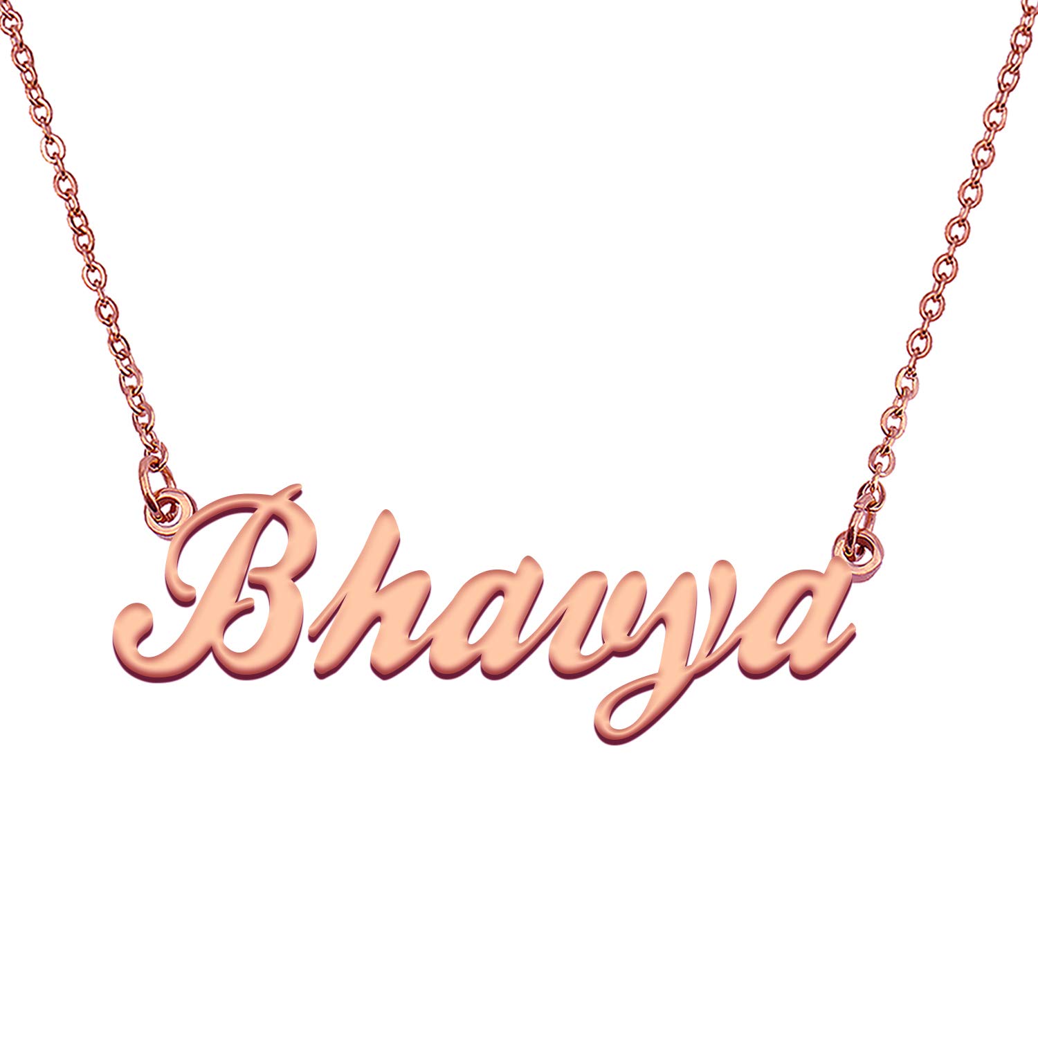 GR35Z9Customized Made 18K Gold Plated Any Name Necklace Personalized for Her