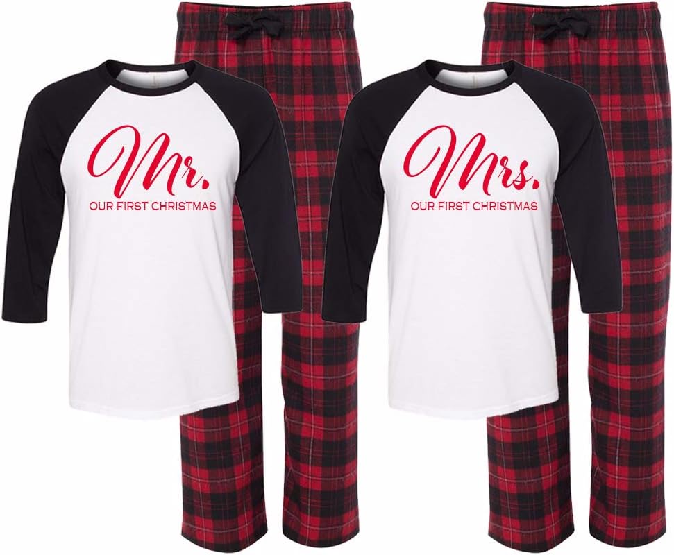 Cotton SistersOur First Christmas Mr. and Mrs. Pajama Set of 2