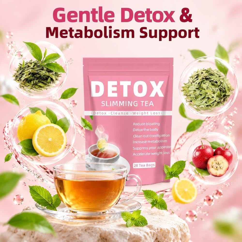 Té De Desintoxicación Hierbas Naturales, Apoyo Al Bienestar 28 Días