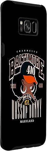 Miniatura 3 de Galaxy S8+ 410 Area Code Baltimore Maryland Flag Blaq Girl Bmore Pride Case