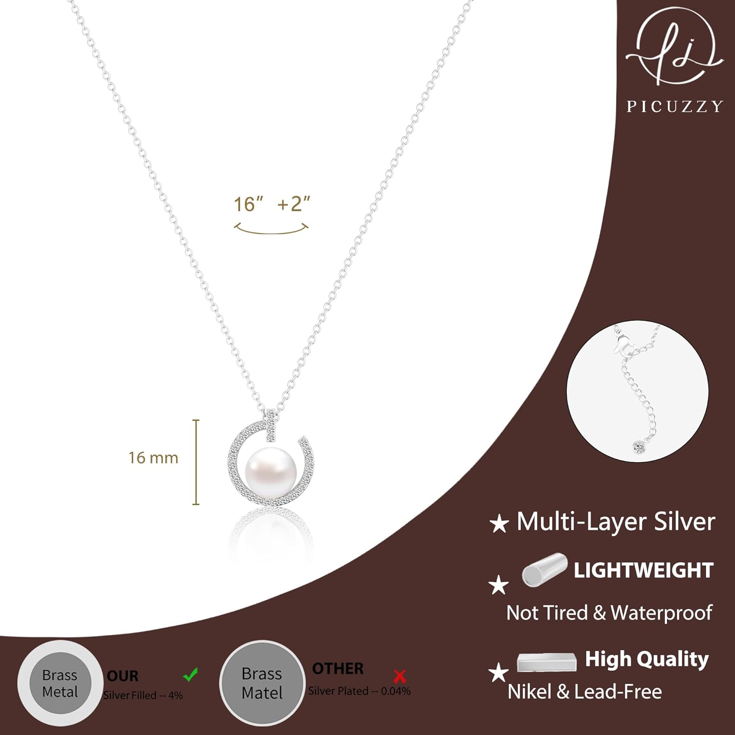 Initial necklaces for Women, Dainty Silver Plated Letter I Necklace Trendy Personalized Name Necklace Simple Choker Necklace Cute Monogram Non Tarnish Jewelry Christmas Gifts - Image 6