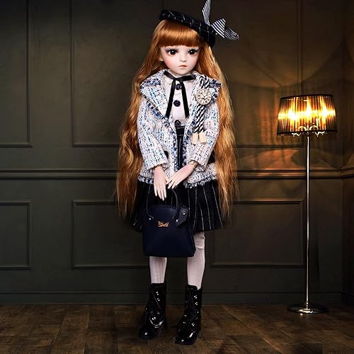 UCanaan BJD Muñecas, muñecas SD 13 de 24 pulgadas, 18 bolas articuladas, juguetes de bricolaje con juego completo, ropa, zapatos, peluca, disponible en Yaxa Colombia