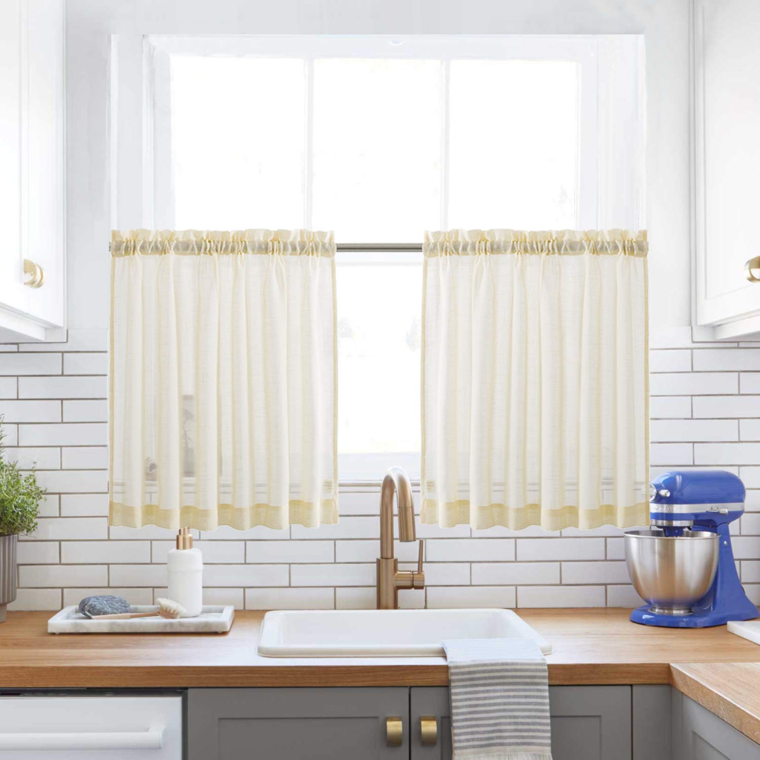 Gold Kitchen Curtains Curtains & Drapes 2023