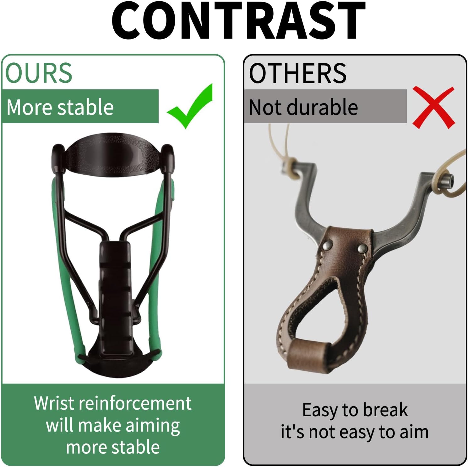 Sling Shot for Adult，Wrist Rocket Hunting Slingshot。 Powerful Tactical Accessories, Powerful Tactical Accessories, Ammo for Target Practice & Outdoor Adventures