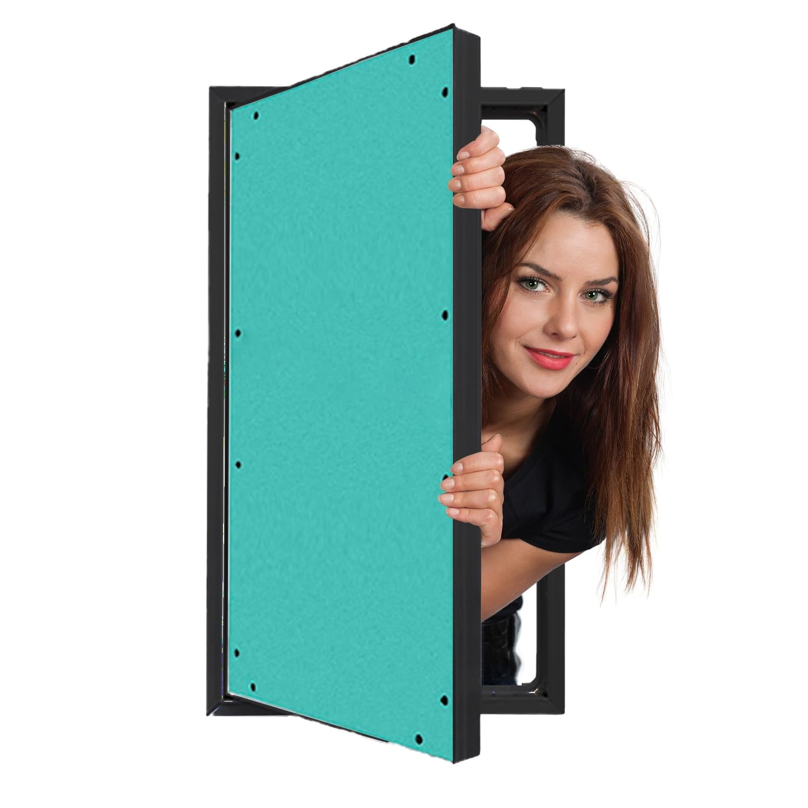 Access Doors, Attic Access Door with Push Lock, Easy to Maintain Wall Cover for Plumbing and Electrical Wiring(300x450mm/12x18in)