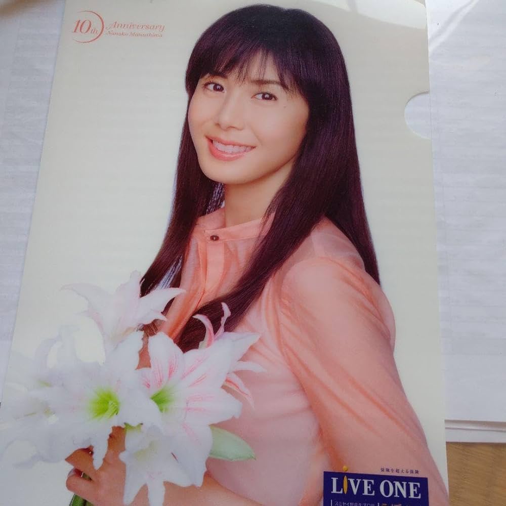 Amazon.co.jp: 松嶋菜々子のクリアファイル3種 : 文房具