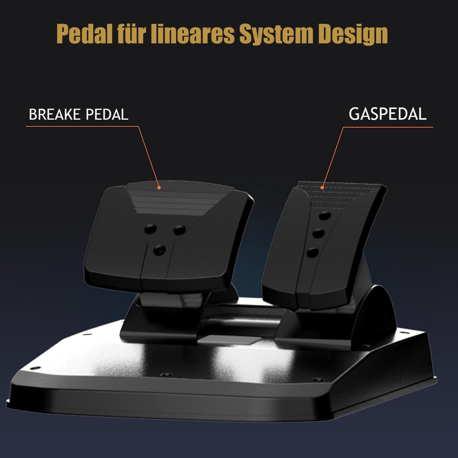 NBCP R270 Gaming Lenkrad mit Pedalen 270° Vibrationseffekt Kompatibel PC PS3 PS4 Xbox One Xbox Series X/S Nintendo Switch