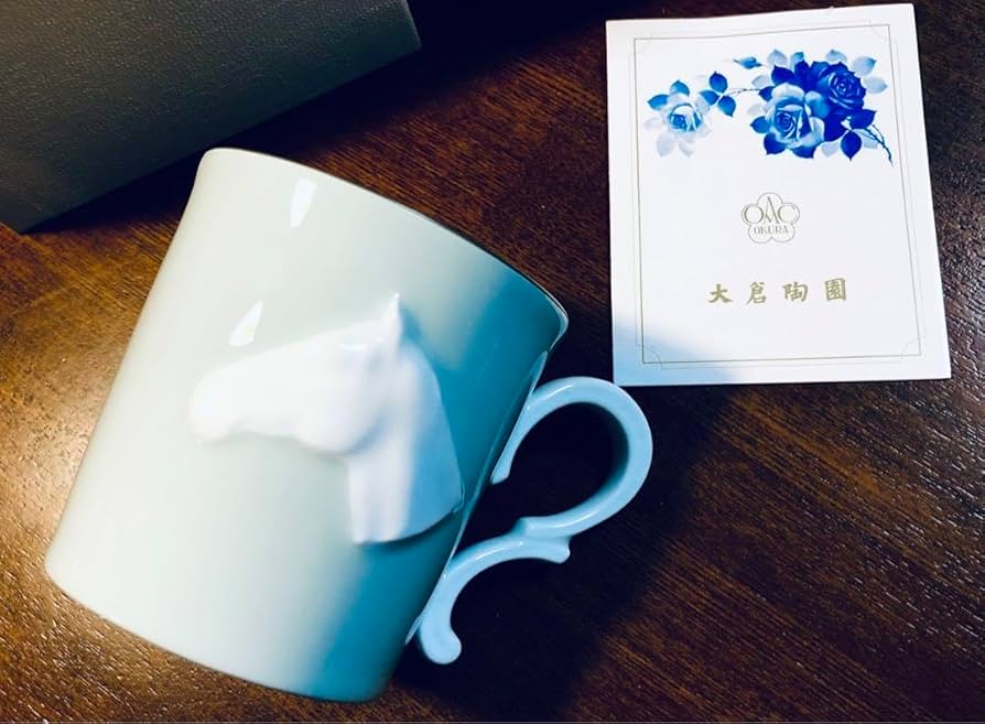 色蒔　白磁レリーフ　プラチナ　浅浮彫　馬の像　特注 色蒔白磁レリーフプラチナ浅浮彫馬の像特注