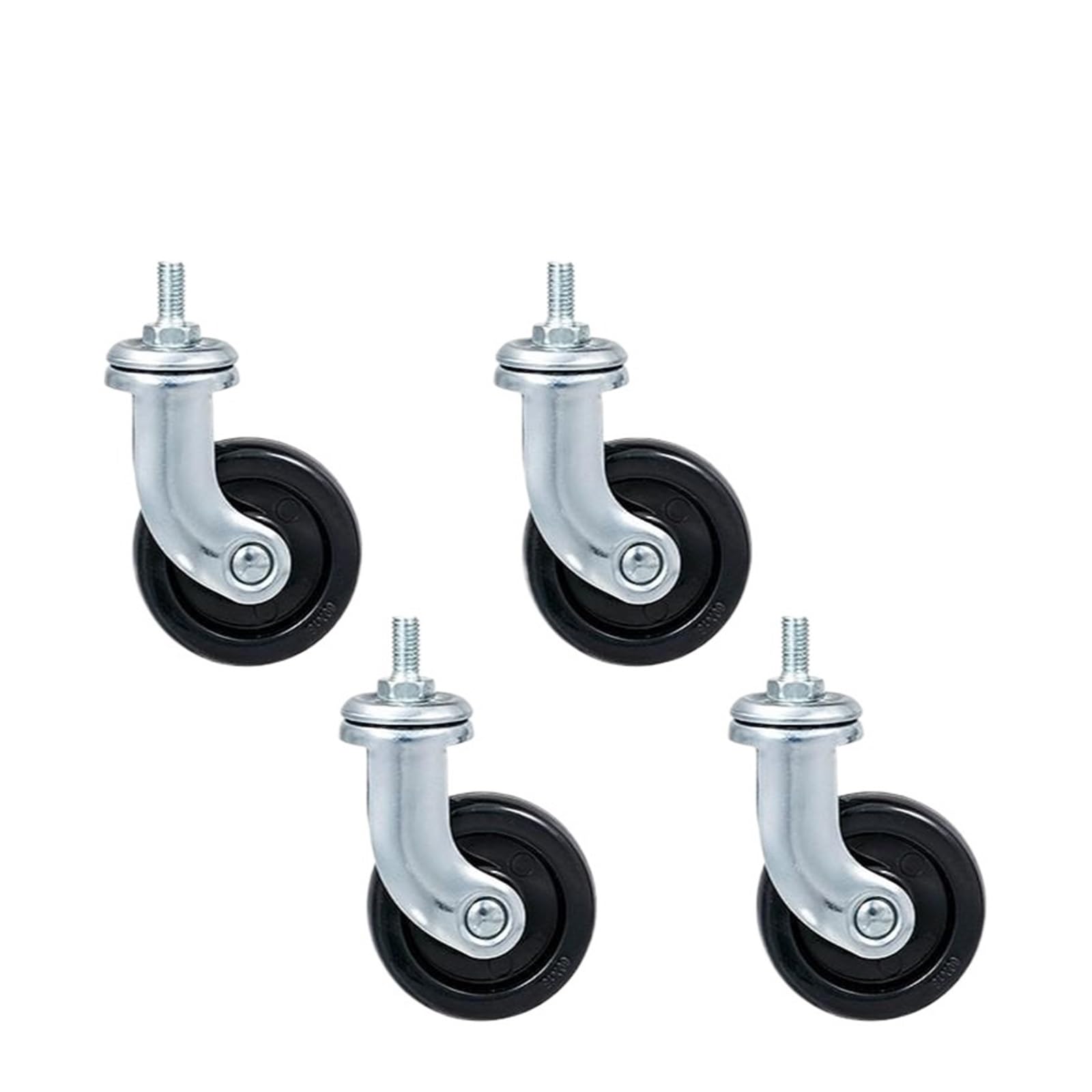 Mxxdmopd Sjb920-420A 4 Pieces/Lot 2.5 Inch Swivel Wheel Trolley Kitchen Storage Rack Pulley