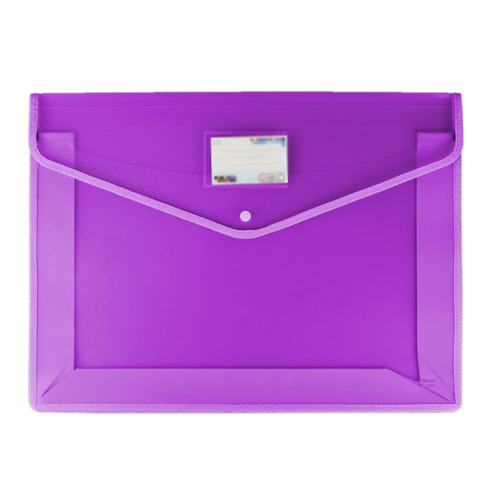 Portfolio Porte-Documents, Dossiers en plastique, reliure budgétaire(Purple)