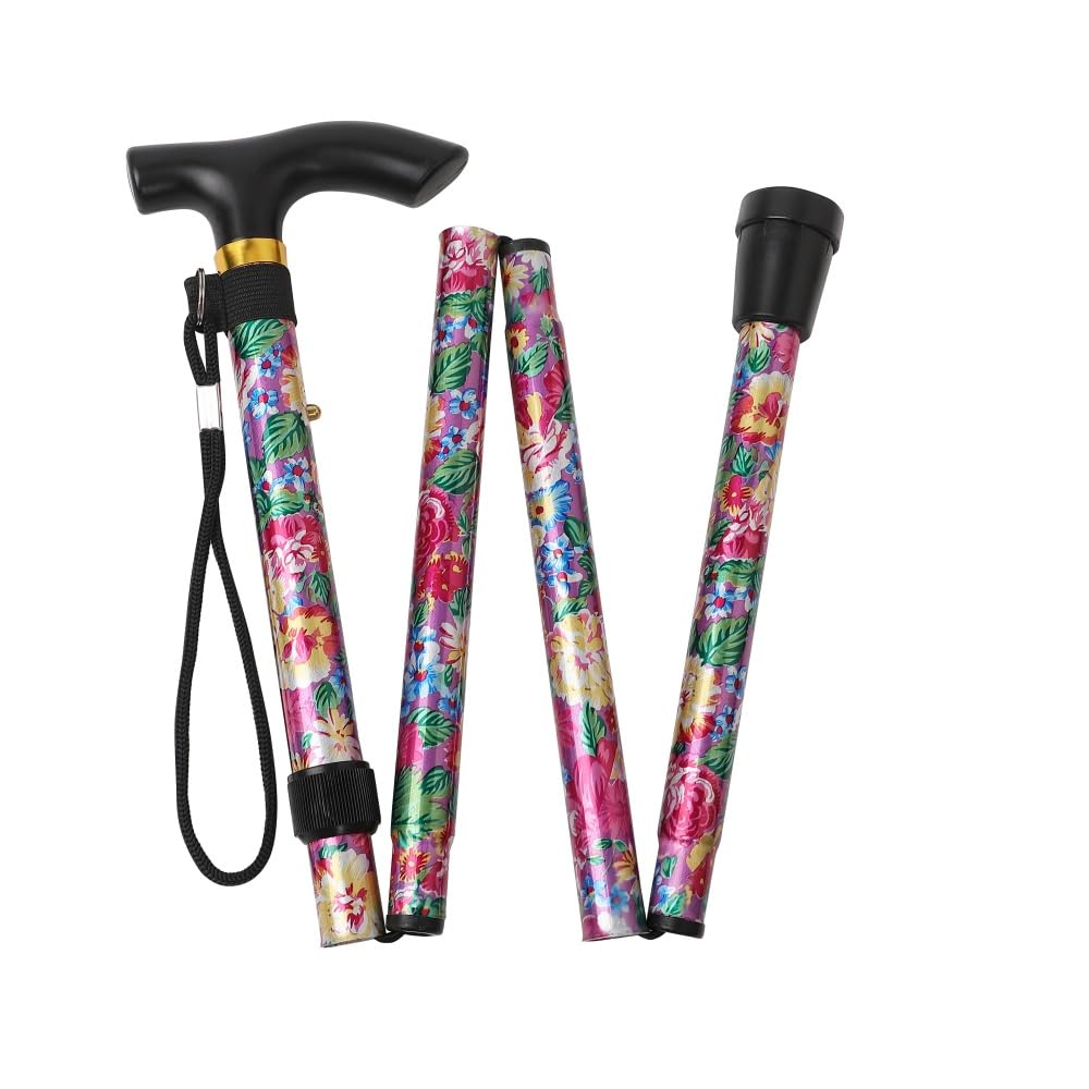 Folding Walking Stick - Lightweight & Portable -12