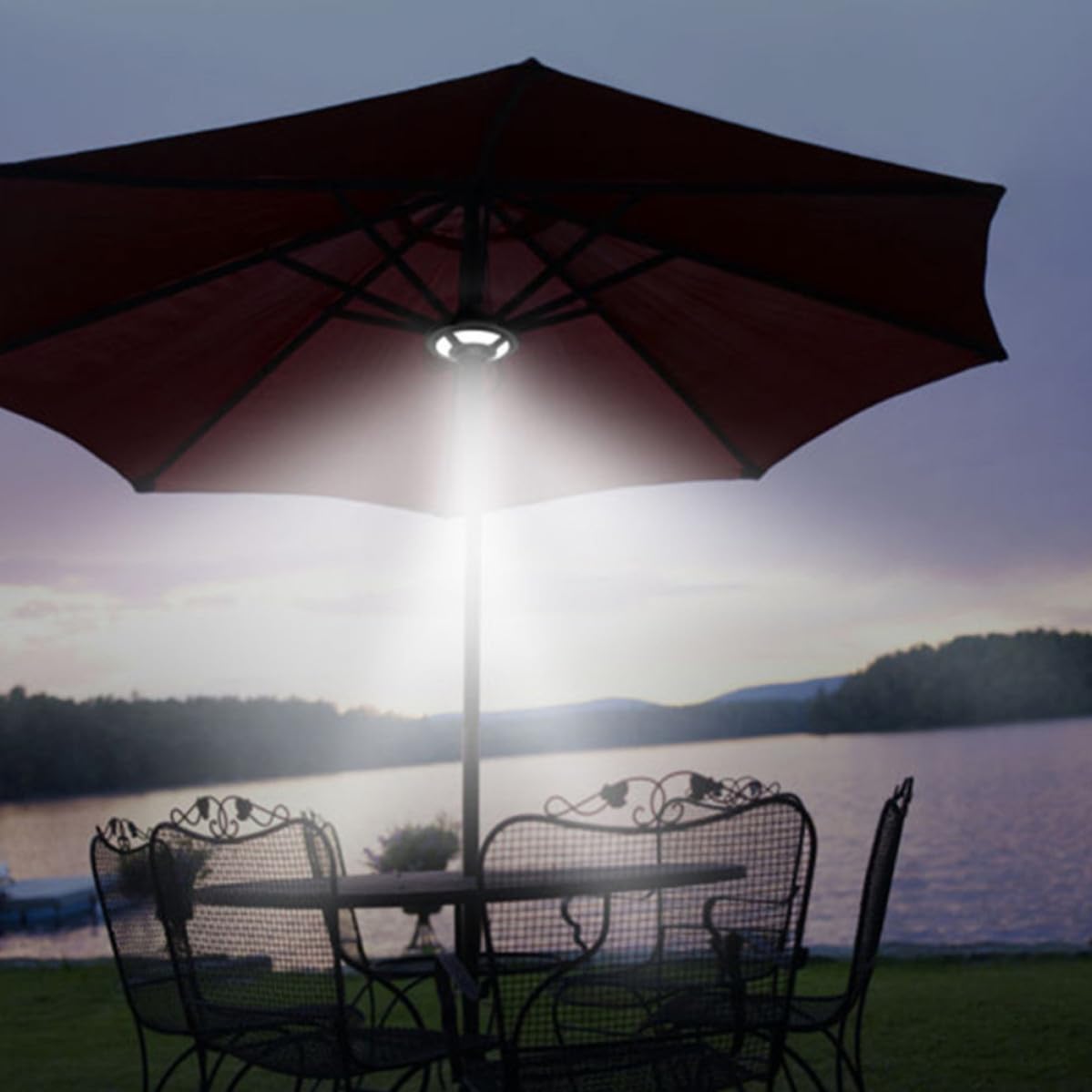 Lámpara de Paraguas LED Luz de Emergencia, para Camping y Exterior