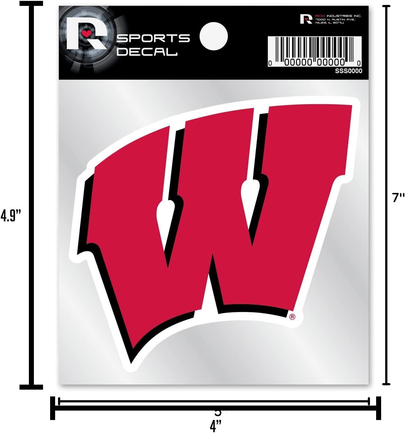 Rico Industries NFL unisex-adult NFL Retro 4x4 Decal - Image 9