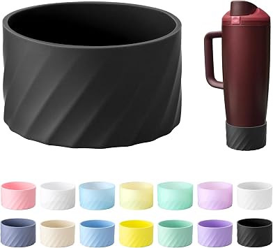 Silicone Bottom Sleeve for Owala 30oz 40oz FreeSip Sway Bottles Tumblers, Non-Slip Scratch-Resistant Protector, Owala Accessories