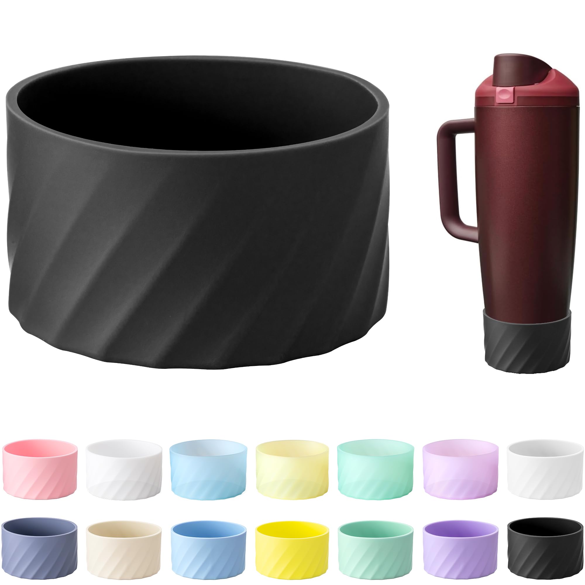 Silicone Bottom Sleeve for Owala 30oz 40oz FreeSip Sway Bottles Tumblers