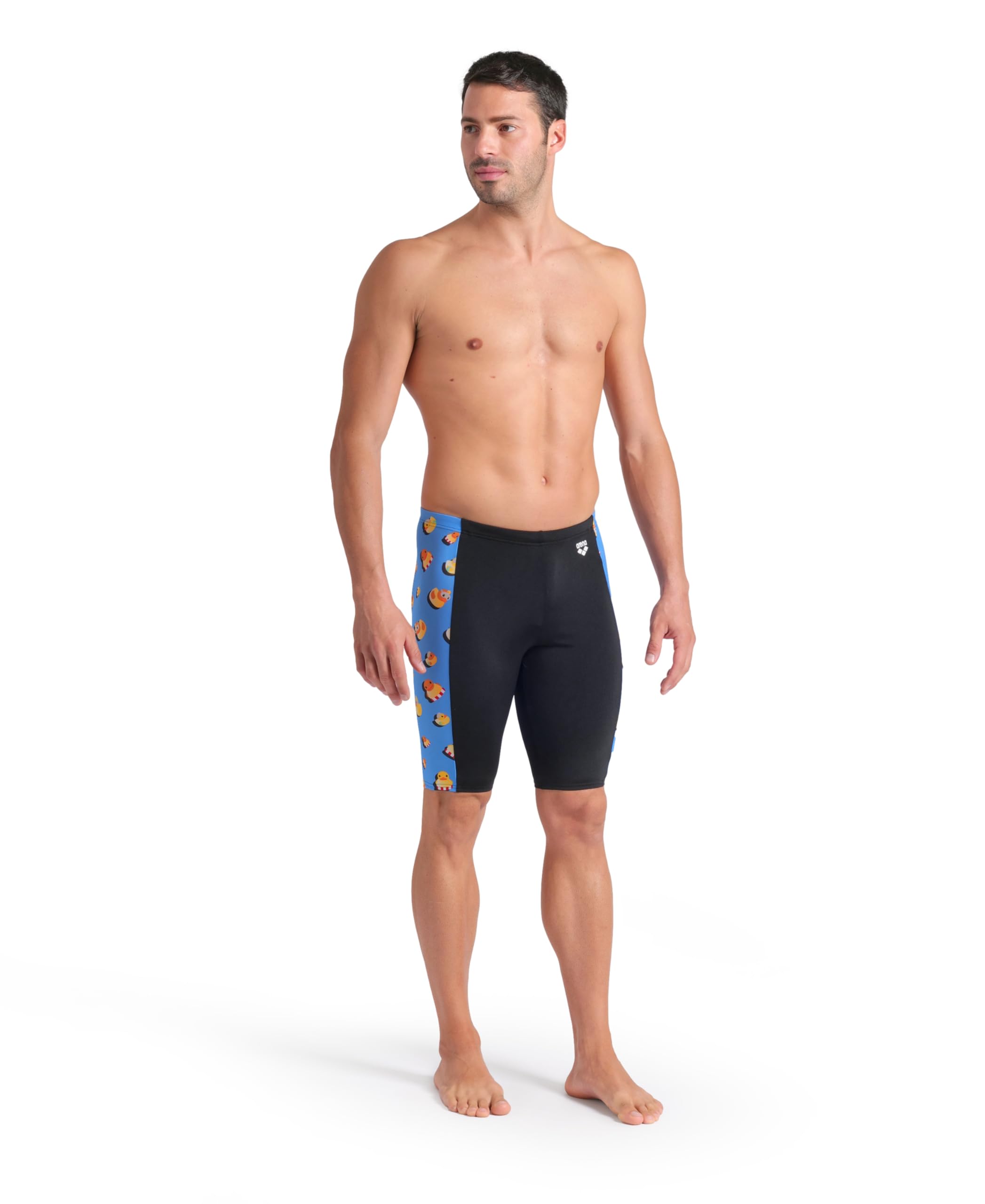 ARENA Performance Men's Ducks Swim Jammer Athletic Swimwear Professional Training Suit Bañador para Hombre