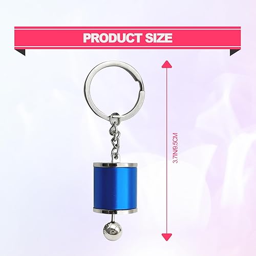 Miniatura 2 de Gea - Llavero de caja de cambios manual de 6 velocidades, llavero de palanca de cambios de automóvil, mini llavero de palanca de cambios de