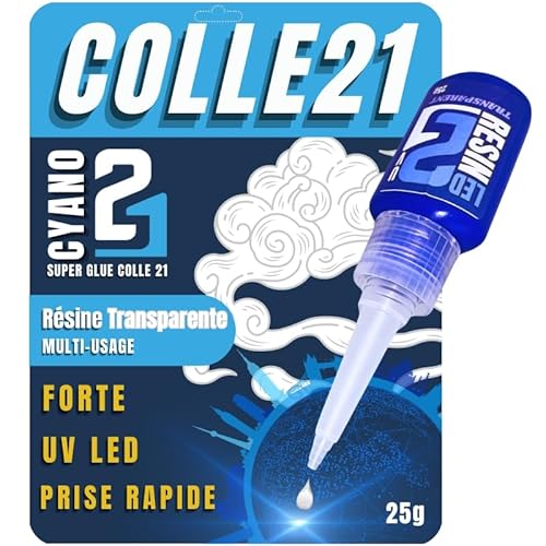 Colla Resina Trasparente Led UV Colle21 25g