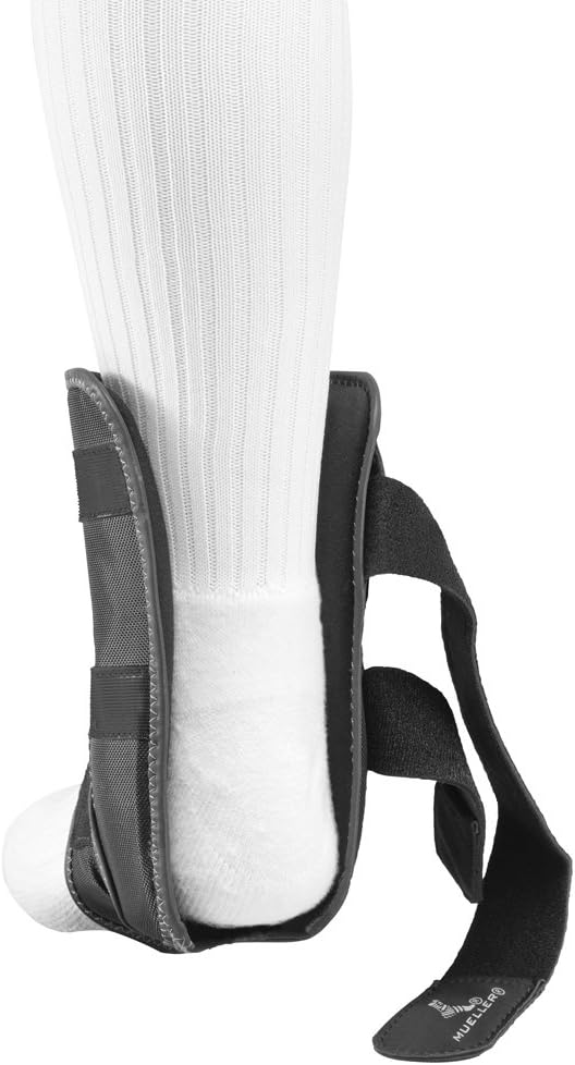 Mueller Sports Medicine HG80 Premium Hard Shell Ankle Brace, Black/Gray