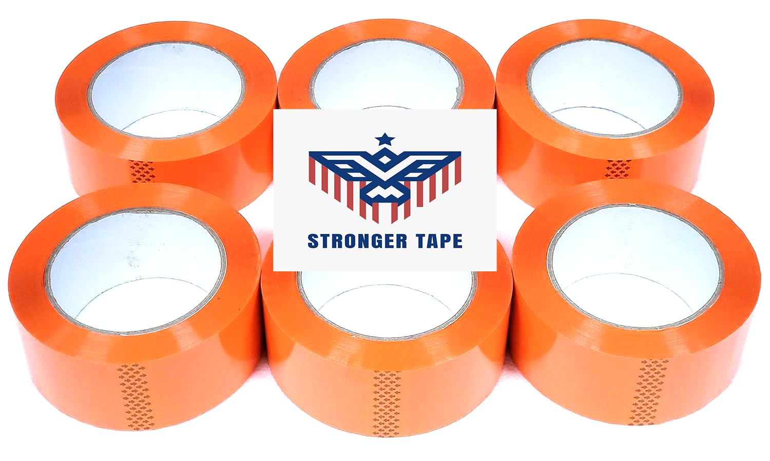 Orange Packing Tape, Moving Tape, 2 Inch x 110 Yards, 2.0 Mil Thick, (36 Rolls) Heavy Duty Carton Sealing Tape (Orange)