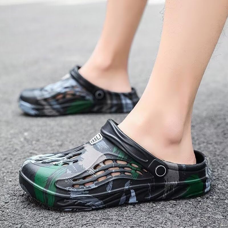 Men's Non Slip Camouflage Fashion Outdoor Slippers for Summer Walking Beach Sport Bathroom4